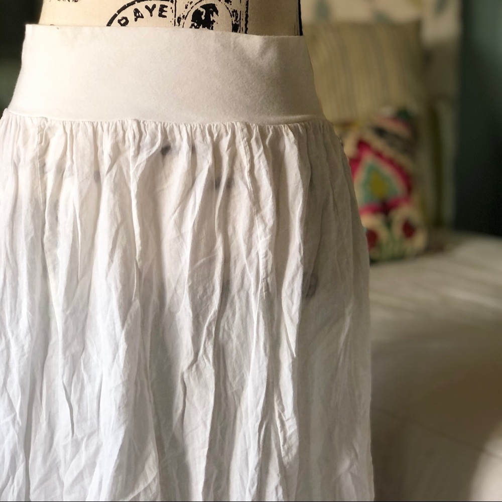 Flowy White Skirt
